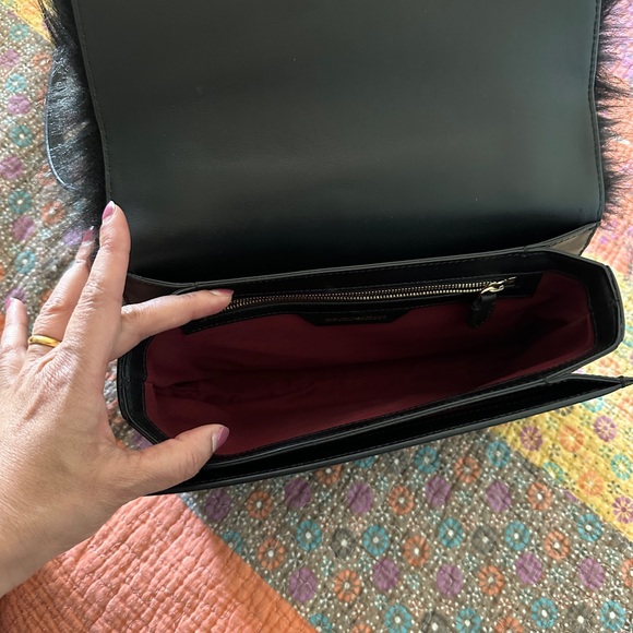 Emporio Armani crossbody with faux fur - Picture 3 of 5